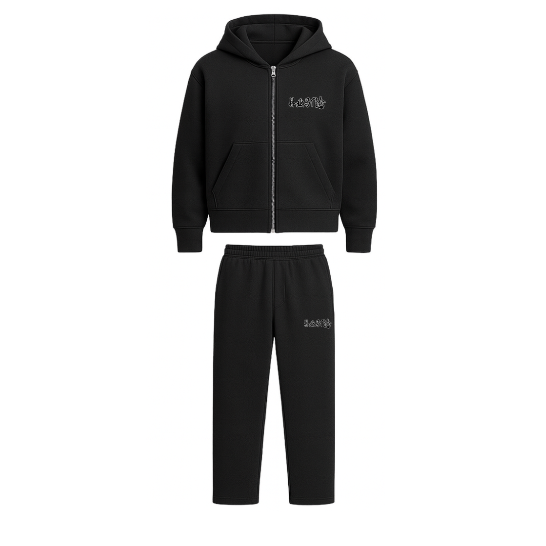 Black Hustle Tracksuit